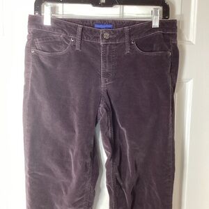 Martin + Osa Brown Straight Leg Velvet Jeans Sz 26S